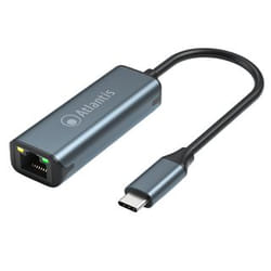Atlantis Land A04-TC_LAN replicatore di porte e docking station per laptop Cablato USB 3.2 Gen 1 (3.1 Gen 1) Type-C Nero