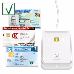 Atlantis Land P005-CIEK421C lettore di card readers Interno USB USB 2.0 Bianco - Vista aggiuntiva 4