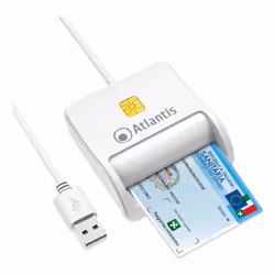 Atlantis Land P005-SMARCR-UW lettore di card readers USB Bianco