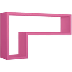 Mensola parete rettangolare fuxia scaffale salotto soggiorno camera Lettera