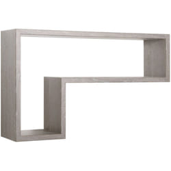 Mensola parete rettangolare rovere grigio nuovo scaffale salotto soggiorno camera Lettera