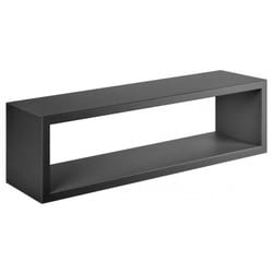 Mensola da Parete Regolo Nero 60x15,5x17h Sanitec