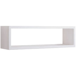 Mensola parete rettangolare rovere bianco scaffale salotto soggiorno camera Regolo