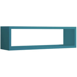 Mensola parete rettangolare blu scaffale salotto soggiorno camera Regolo
