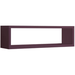 Mensola parete rettangolare viola scaffale salotto soggiorno camera Regolo