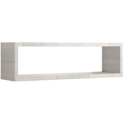 Mensola parete rettangolare rovere grigio scaffale salotto soggiorno camera Regolo