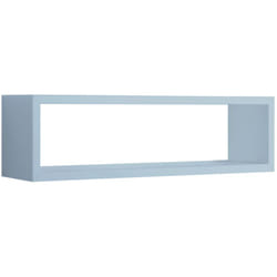 Mensola parete rettangolare azzurro scaffale salotto soggiorno camera Regolo