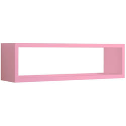 Mensola parete rettangolare rosa scaffale salotto soggiorno camera Regolo