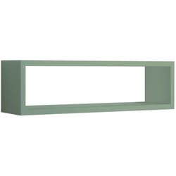 Mensola parete rettangolare verde acqua scaffale salotto soggiorno camera Regolo