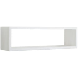 Mensola parete rettangolare rovere sbiancato scaffale salotto soggiorno camera Regolo