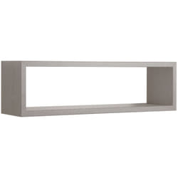 Mensola parete rettangolare rovere grigio nuovo scaffale salotto soggiorno camera Regolo