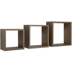 Set 3 cubi mensole parete tabacco scaffale salotto soggiorno camera Incubo