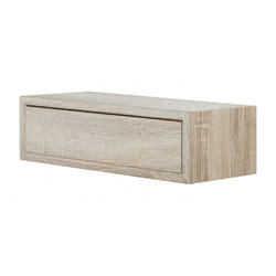 Mensola da Muro Lego con Cassetto Rovere Sagerau 45x20x13,4h Sanitec