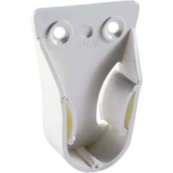 Reggitubo per tubo tondo con supporto robusto e affidabile -Bianco 18 mm