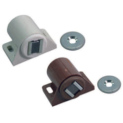 Cricchetto magnetico k6 tondo - mm,30x30x19, in plastica marrone