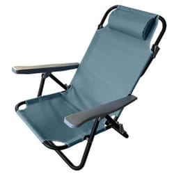Sedia a sdraio richiudibile con cuscino e 7 posizioni per il relax in spiaggia, giardino e piscina