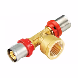 Tiemme - raccordo a tee femmina centrale 3/4" ø26 multistrato a pressare