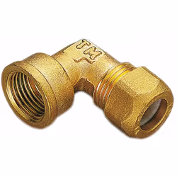 Gomito femmina 1/2" ø12 per rame con ogiva in teflon - Homelide collabora con i migliori corrieri per offrirti spedizioni rap ...