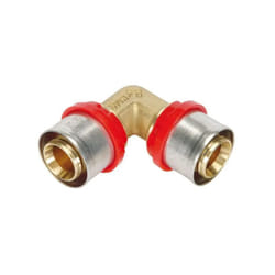 Raccordo curvo intermedio a pressare per tubo multistrato modello cobrapress ø16x2 - ø16x2 Tiemme