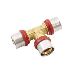 Raccordo a t intermedio a pressare per tubo multistrato modello cobrapress ø32x32x32 TIEMME