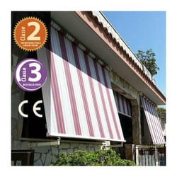 Tende da Sole a caduta 300x250 vari colori Sangiorgio colore: bordeaux/crema