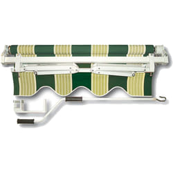Sangiorgio - Tenda Da Sole Avvolgibile Cm.400 x H.250 - Bordeaux/Bianco