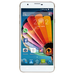 Mediacom PhonePad Duo G551 14 cm (5.5") Doppia SIM Android 5.1 3G Micro-USB 1 GB 8 GB 2500 mAh Oro, Bianco