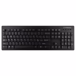 Mediacom CX2500, Full-size (100%), Cablato, USB, QWERTY, Nero