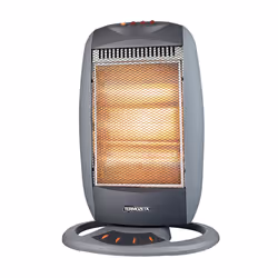Termozeta Termovent TZR03, Riscaldatore di ambienti elettrico alogeno, Gas alogeno, IP20, Interno, Pavimento, Grigio