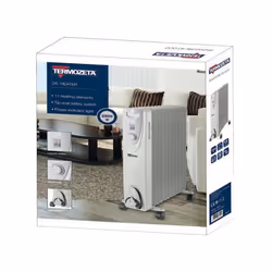 Termozeta TZR22 stufetta elettrica Interno Grigio 2500 W Riscaldatore ambiente elettrico a olio - Vista aggiuntiva 2