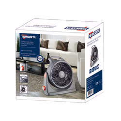 Termozeta TZR31 stufetta elettrica Interno Grigio 2000 W Riscaldatore ambiente elettrico con ventilatore - Vista aggiuntiva 2