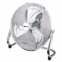 Termozeta Ventilatore Alta Velocita' In Metallo 40cm 90w Cromato, Ventilatore domestico con pale, Cromo, Bianco, Pavimento, T ...