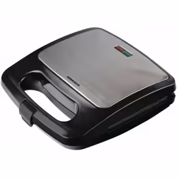 Tostiera compatta dal design semplice e funzionale, ideale per la preparazione di toast, sandwich e golosi stuzzichini. Piast ...