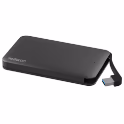 Mediacom M-HDSB3AB, Custodia per Disco Rigido (HDD), 2.5", SATA, 5 Gbit/s, Collegamento del dispositivo USB, Nero