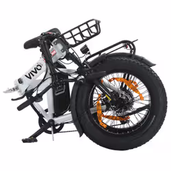Vivobike M-VF26RSW bicicletta elettrica Bianco Alluminio 50,8 cm (20") 32,5 kg Litio - Vista aggiuntiva 5