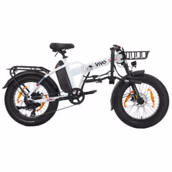 Vivobike M-VF26RSW bicicletta elettrica Bianco Alluminio 50,8 cm (20") 32,5 kg Litio - Vista aggiuntiva 8