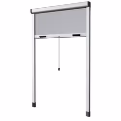Zanzariera avvolgibile verticale cm 100 x 170 colore bianco con frizione - NO BRAND