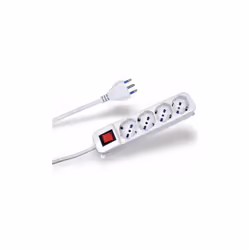 presa multipla con interruttore 4 prese schuko bivalenti ce31/4c informazioni marca: nova line materiale: policarbonato tipo  ...