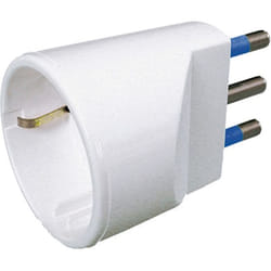 NOVA LINE CE918C adattatore per presa di corrente Tipo L (IT) Tipo F Bianco