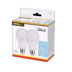 NOVA LINE 2G100N, 13 W, 100 W, E27, 1521 lm, Bianco neutro