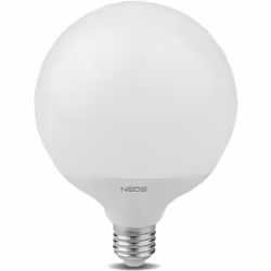 Lampada a led globolare 4000K 24W E27 Scopri la lampada a led globolare da 24W con una temperatura di colore di 4000K, ideale ...