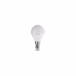 Lampadina LED Sfera 8 W E14, Luce Calda 3000 K, NOVA LINE. Costruita in plastica e alluminio, con dimensioni di 78x45 mm, è i ...