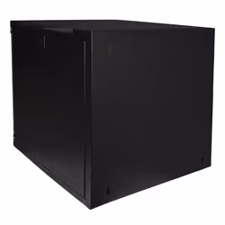 LINK ARMADIO RACK 19" 12 UNITA' DA MURO (A)620X (L)540 X PROFONDITA' 600 MM. COLORE NERO PORTA VETRO - Vista aggiuntiva 5