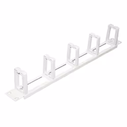Link Accessori LKORG1UGP, Pannello di gestione del cavo, Bianco, Metallo, Plastica, 19U, 650 g, 1 pz