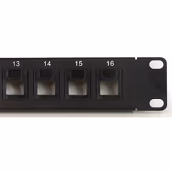 LINK PANNELLO PATCH VUOTO COLORE NERO 16 PORTE - Vista aggiuntiva 2