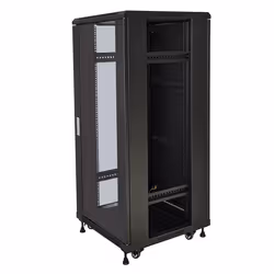 Link Accessori LK1927U66N, Rack indipendenti, 27U, 800 kg, Lucchetti, 65 kg, Nero
