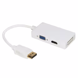 Link Accessori LKADAT21, DisplayPort, DVI-I + VGA (D-Sub) + HDMI, Maschio, Femmina, Dritto, Dritto
