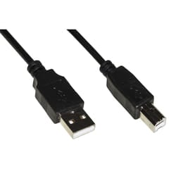 LINK Cavo Usb 2.0 Connettori A-B In Rame Mt. 1,80 Colore Nero