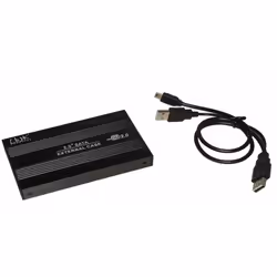 Box esterno per Hard disk SATA 2.5”, in alluminio, per proteggere e rendere mobile un HDD. Interfaccia USB 2.0. Per Windows e ...