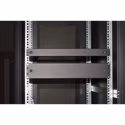 LINK PANNELLO CIECO 1 UNITA' PER ARMADI RACK 19" COLORE NERO CHIUSURA A SCATTO - Vista aggiuntiva 4